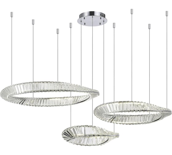 Подвесной светильник ST luce хром/прозрачный led 1x97w 4000k, SL6204.111.03