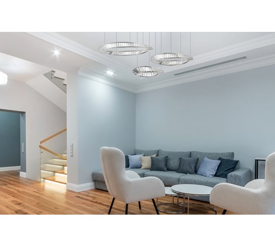 Подвесной светильник ST luce хром/прозрачный led 1x97w 4000k, SL6204.111.03