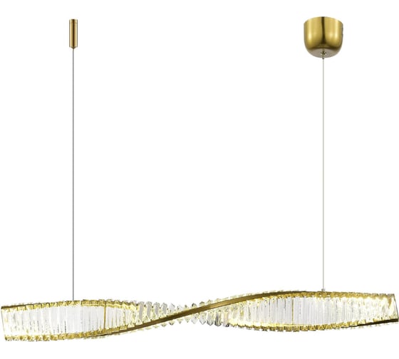 Подвесной светильник ST luce латунь/прозрачный led 1x25w 3000k, SL6205.323.01