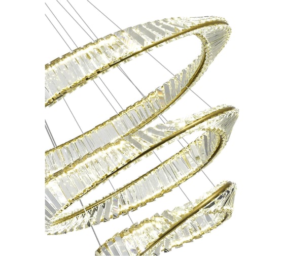 Подвесной светильник ST luce латунь/прозрачный led 1x97w 4000k, SL6204.301.03