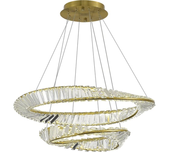 Подвесной светильник ST luce латунь/прозрачный led 1x52w 4000k, SL6204.301.02
