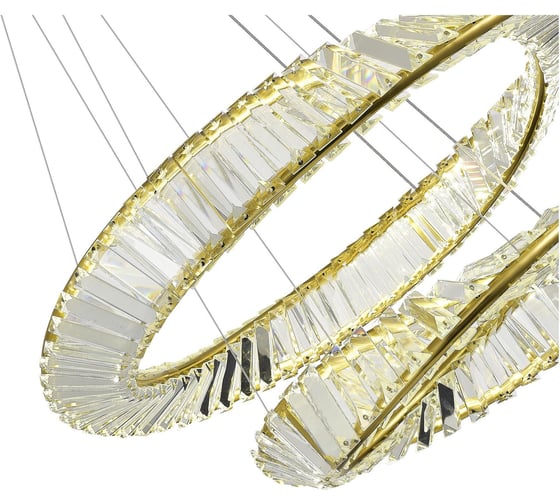 Подвесной светильник ST luce латунь/прозрачный led 1x52w 4000k, SL6204.301.02