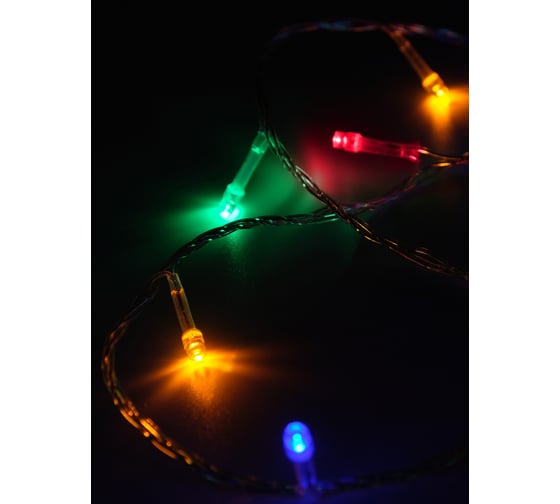 Гирлянда ФАZА DC-G01-80M, 80 мульт LED, 7.8 м, 8 реж, 3xAA (не в компл.) 5047754