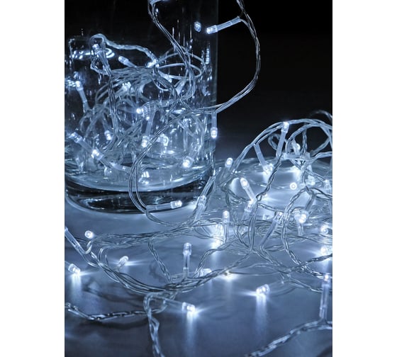 Гирлянда ФАZА DC-G01-80W, 80 бел LED, 7.8 м, 8 реж, 3xAA (не в компл.) 5047778