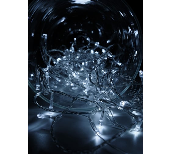 Гирлянда ФАZА DC-G01-80W, 80 бел LED, 7.8 м, 8 реж, 3xAA (не в компл.) 5047778