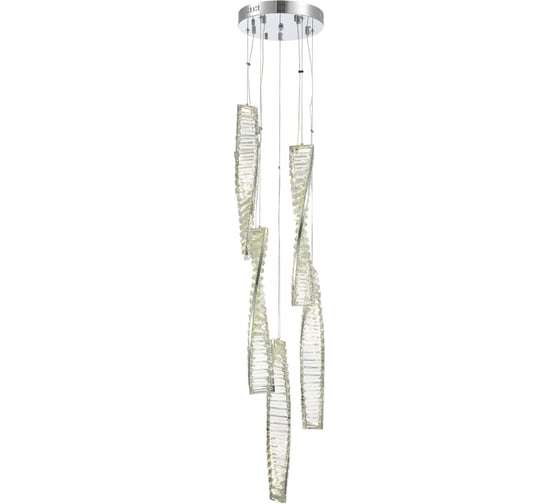 Подвесной светильник ST luce хром/прозрачный led 1x55w 3000k, SL6205.103.05