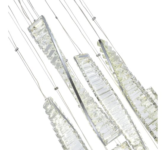 Подвесной светильник ST luce хром/прозрачный led 1x99w 3000k, SL6205.103.09