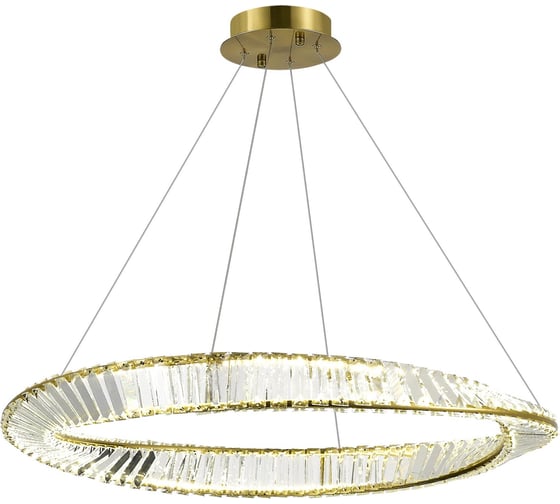 Подвесной светильник ST luce латунь/прозрачный led 1x45w 4000k, SL6204.311.01