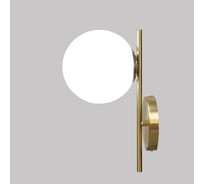 Настенный светильник Eurosvet со стеклянным плафоном 60147/1 латунь a064385