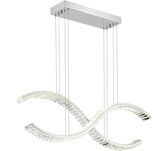 Подвесной светильник ST luce хром/прозрачный led 1x44w 3000k, SL6206.103.44
