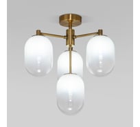 Потолочный светильник Eurosvet со стеклянными плафонами 60161/4 латунь a065612