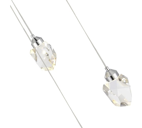 Подвесной светильник ST luce хром/прозрачный led 6x3w 3000k, SL6114.103.06