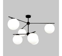 Потолочный светильник Eurosvet со стеклянными плафонами 60147/6 черный a063852