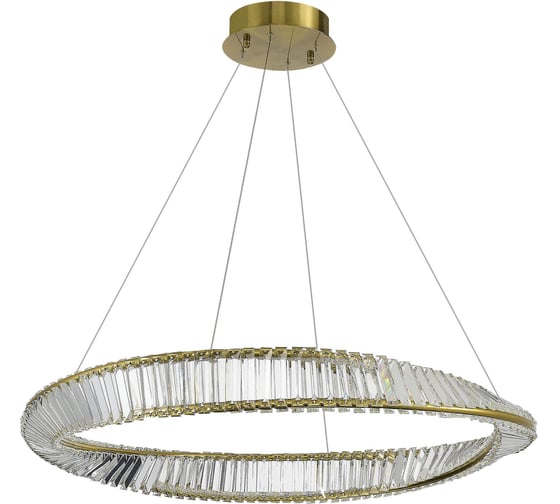 Подвесной светильник ST luce латунь/прозрачный led 1x58w 4000k, SL6204.321.01
