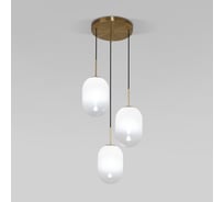 Подвесной светильник Eurosvet со стеклянными плафонами 60161/3 латунь a065613