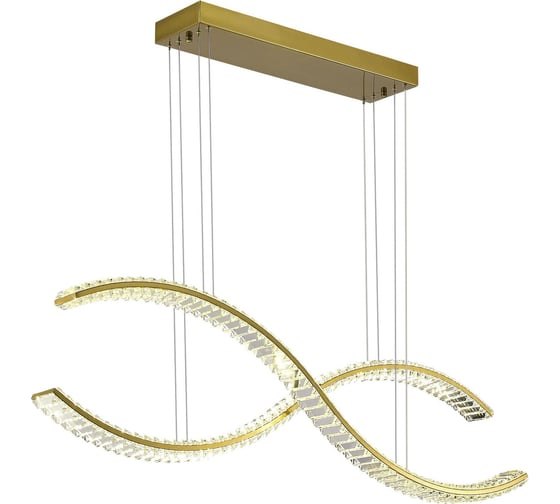 Подвесной светильник ST luce латунь/прозрачный led 1x50w 3000k, SL6206.303.50