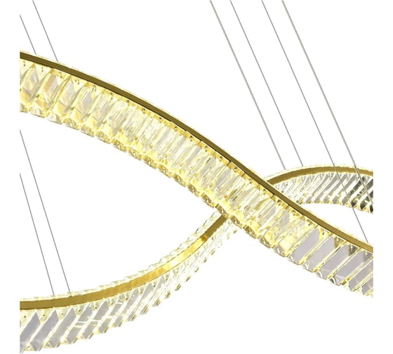 Подвесной светильник ST luce латунь/прозрачный led 1x50w 3000k, SL6206.303.50