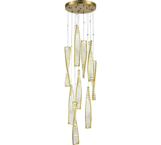 Подвесной светильник ST luce латунь/прозрачный led 1x99w 3000k, SL6205.303.09