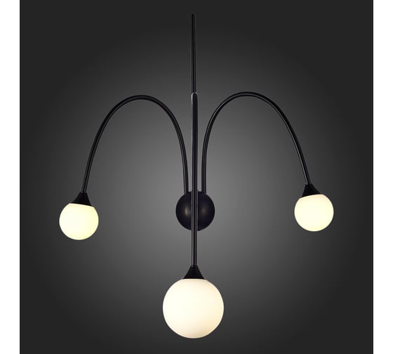Настенный светильник (бра) ST luce черный/белый g9 3x5w 4000k, SL1187.401.03