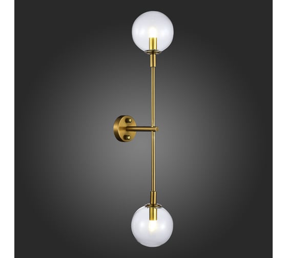 Настенный светильник (бра) ST luce золотистый/прозрачный g9 2x5w 4000k, SL1506.201.02