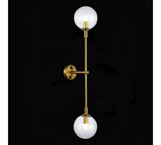 Настенный светильник (бра) ST luce золотистый/прозрачный g9 2x5w 4000k, SL1506.201.02