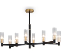 Подвесной светильник Freya ambra 8хe14x40w металл черный FR5167PL-08B
