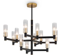 Подвесной светильник Freya ambra 12хe14x40w металл черный FR5167PL-12B