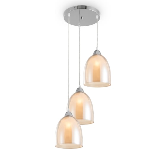 Подвесной светильник Freya astery 3хe27x60w металл хром FR5375PL-03CH1 1