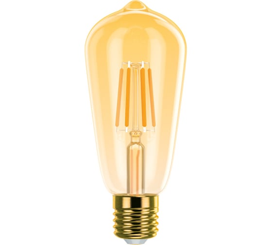 Светодиодная филаментная лампа ФОТОН LED FL ST64 6W E27 2200K, серия ДЕКОР 22626