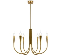 Подвесной светильник Freya branches 6хe14x40w металл латунь FR5253PL-06BS