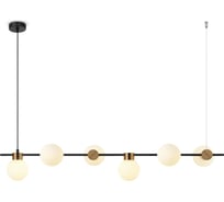 Подвесной светильник Freya gatsby 6хg9x25w металл черный FR5232PL-06B