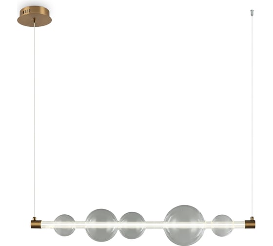 Подвесной светильник Freya glaze 9w металл латунь FR5396PL-L11BS 1