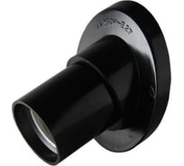 Карболитовый настенный патрон EKF Е27 черн. наклонный без наклейки PROxima SQLHC-E27-wi