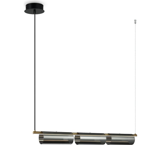 Подвесной светильник Freya stick 13w металл черный FR5395PL-L12B