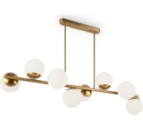 Подвесной светильник Freya zing 8хe27x60w металл латунь FR5199PL-08BS