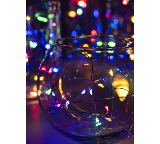 Гирлянды ФАZА DC-G05-20MS4, комплект 4 шт, мульти, 20 LED, 2xCR2032 (в компл.) 5048058