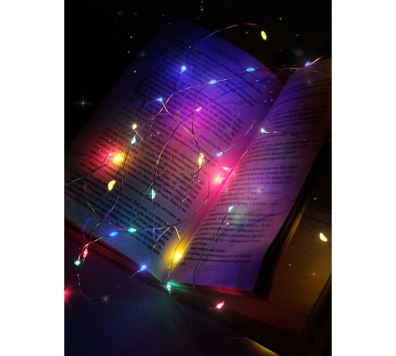 Гирлянды ФАZА DC-G05-20MS4, комплект 4 шт, мульти, 20 LED, 2xCR2032 (в компл.) 5048058