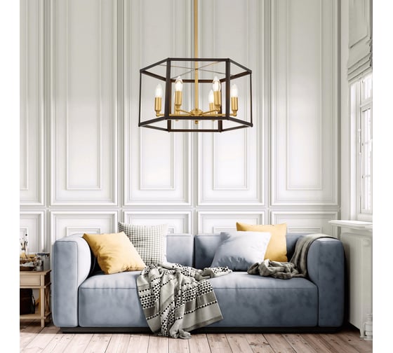 Люстра Lumina Deco LDP 1142-6 BK+MD