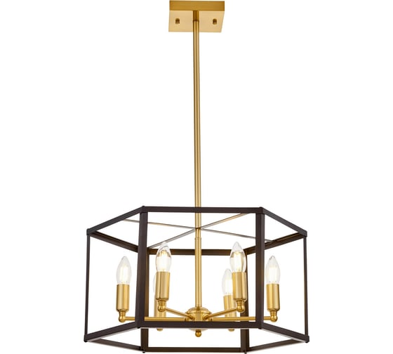 Люстра Lumina Deco LDP 1142-6 BK+MD