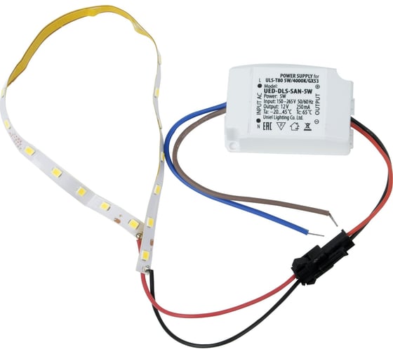 Комплект светодиодной ленты Fametto для светильника gx53 uls-t80 5w/4000k/gx53 UL-00010338
