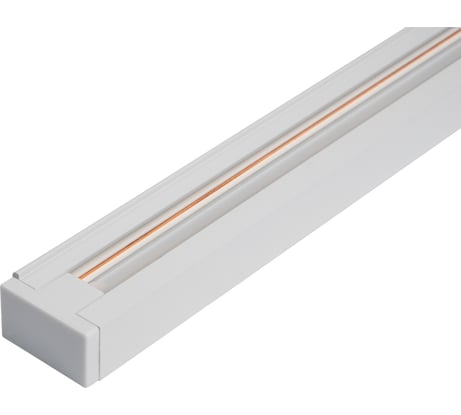 Однофазный шинопровод Jazzway L-1000мм PTR 1M-WH накладной/подвесной для трекового освещения белый 5026346