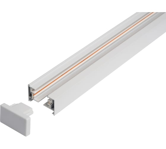 Однофазный шинопровод Jazzway L-1000мм PTR 1M-WH накладной/подвесной для трекового освещения белый 5026346
