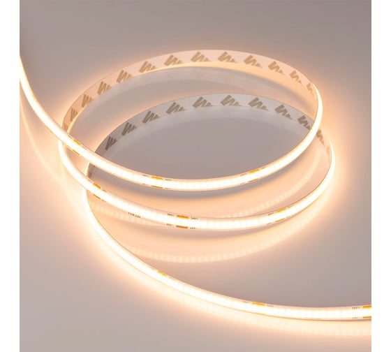 Светодиодная лента Arlight COB-X320-8mm 24V Warm3000 5м 039022
