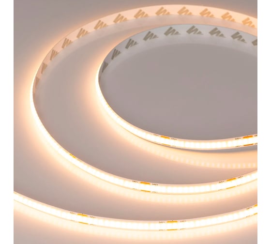 Светодиодная лента Arlight COB-X320-8mm 24V Warm3500 5м 044584