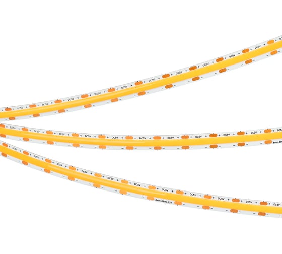 Светодиодная лента Arlight COB-X360-8mm 5V Warm2700 5м 041706