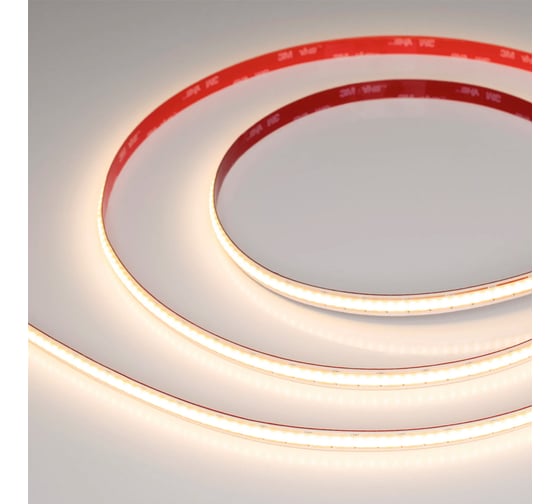 Светодиодная лента Arlight COB-X480-10mm 24V Warm3000 5м 044196