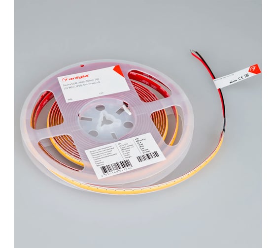 Светодиодная лента Arlight COB-X480-10mm 24V Warm3000 5м 044196