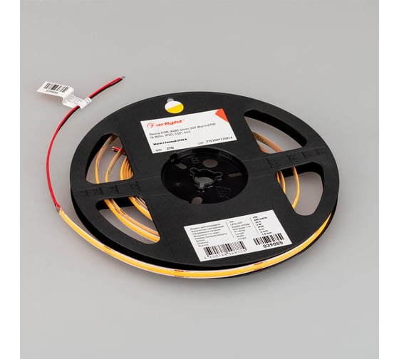 Светодиодная лента Arlight COB-X480-6mm 24V Warm2700 5м 042037