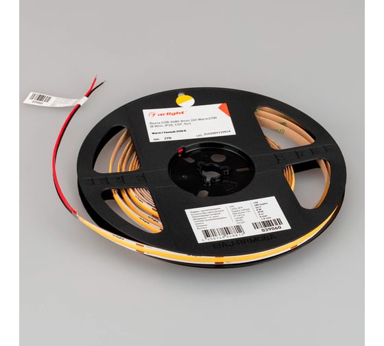 Светодиодная лента Arlight COB-X480-8mm 24V Warm2700 5м 039060