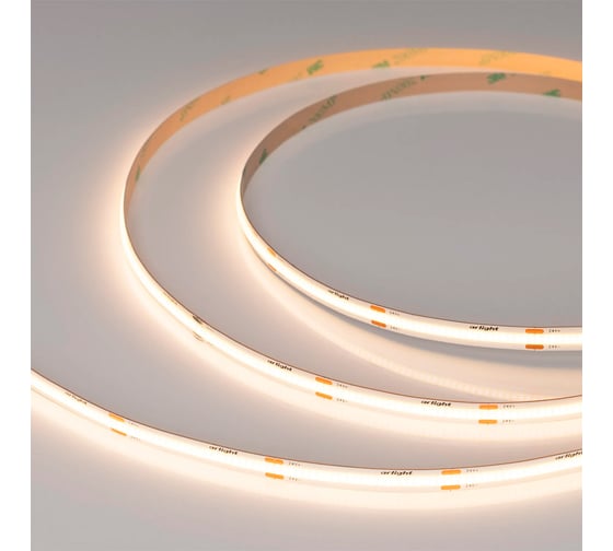 Светодиодная лента Arlight COB-X480-8mm 24V Warm3000 5м 039059